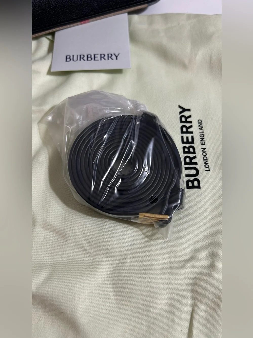NWT Authentic Burberry Madison Clutch Or Crossbody Bag